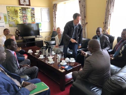 Governor Alex was most interested in JC's work as a neurosurgeon and the local traditional practices. 